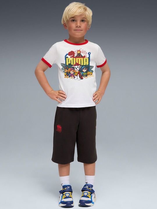 Kinderoberteile T-Shirt Weiß X Paw Patrol