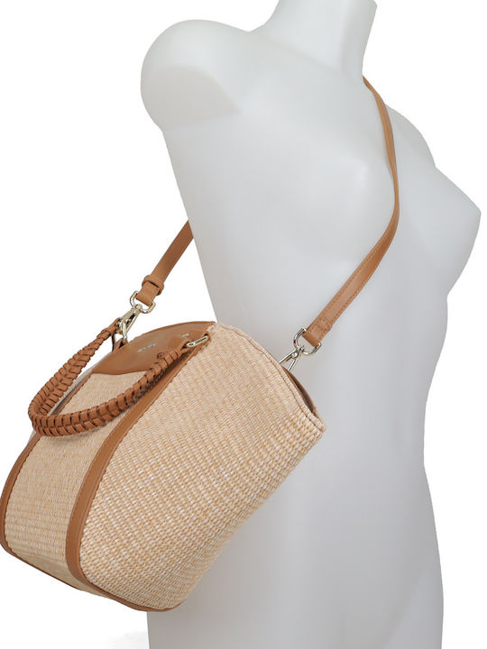 Straw Women's Handbag Tabac Brown