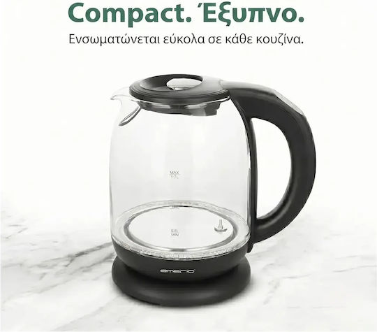 Emerio WK-119255 Kettle 1.7lt 2200W Black