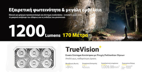 NiteCore Φακός Κεφαλής LED με Μέγιστη Φωτεινότητα 1200lm