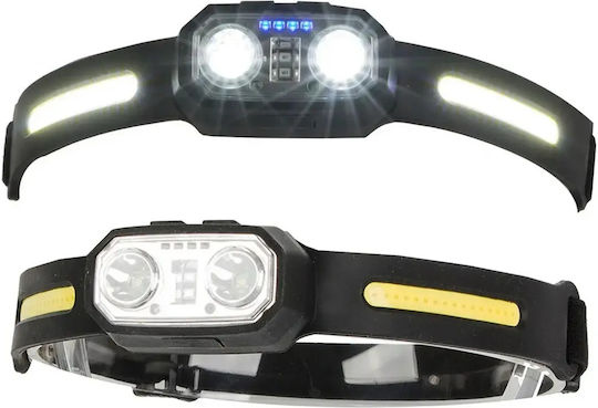 Verk Group Rechargeable LED Head Flashlight IPX6