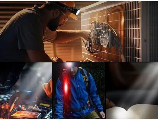Verk Group Rechargeable LED Head Flashlight