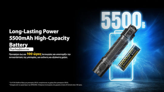 NiteCore Headlamp LED with Maximum Brightness 5000lm