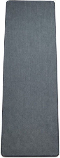 Χαλί Αντιολισθητικό Ψάθινο 60x180cm Γκρί Σκούρο