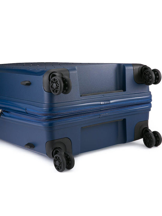 Verage Large Verage Suitcase Blue Height 78cm