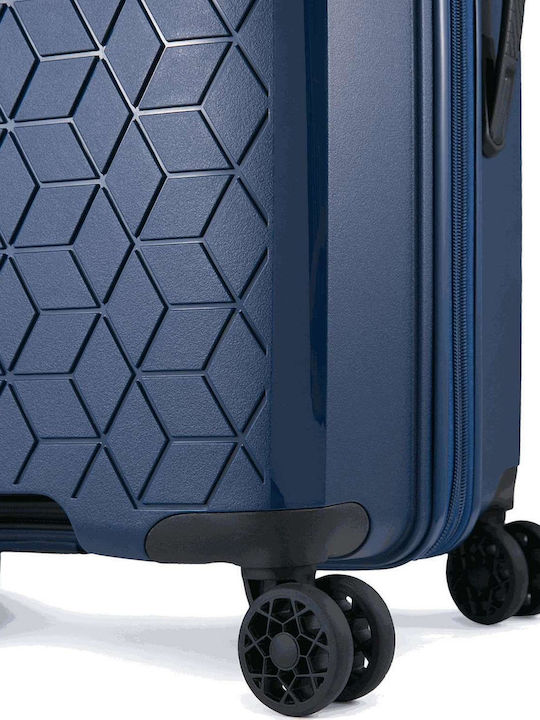 Verage Large Verage Suitcase Blue Height 78cm
