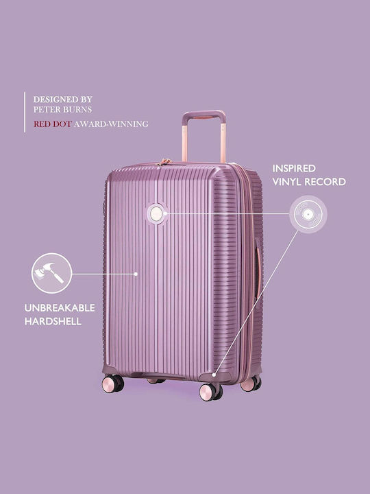 Verage Mittlerer Verage Reisegepäck Lila Höhe 67cm