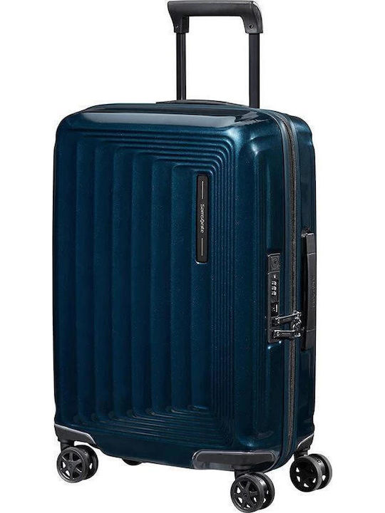 Samsonite Spinner Cabin Hard Suitcase Dark Blue Height 55cm