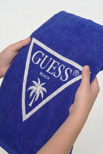 Guess Guess Πετσέτα Θαλάσσης Blau 140x70cm