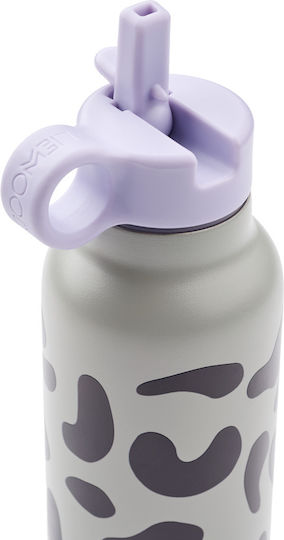 Liewood Falk Kids Water Bottle Thermos Stainless Steel with Pop-Up Cap Non Spill 500ml