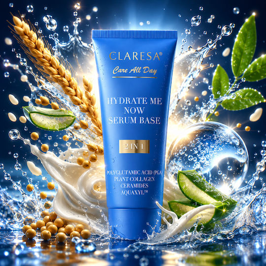 Claresa Care All Day Hydrate Me Now Ενυδατικό Serum Προσώπου με Κολλαγόνο για Λάμψη & Θρέψη 30ml