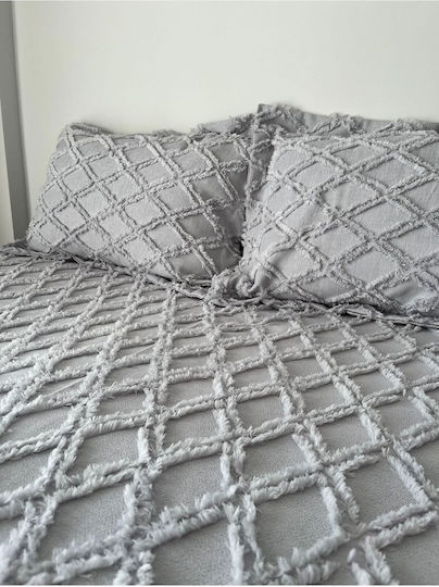 SteweHome Σετ Υπέρδιπλο 240x250εκ. Γκρι