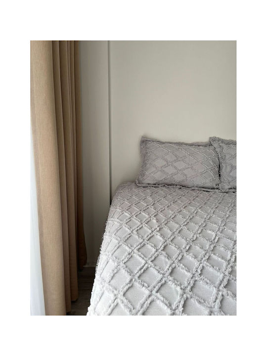 SteweHome Σετ Πάπλωμα Υπέρδιπλο 240x250εκ. Γκρι