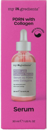my iN.gredients PDRN Hydrating & Anti-Aging Face Serum with Niacinamide & Collagen for Brightening & Dark Spots 30ml