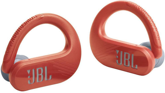 JBL Endurance Peak 3 In-ear Bluetooth Handsfree Căști cu Rezistență la Transpirație și Husă de Încărcare Portocalie