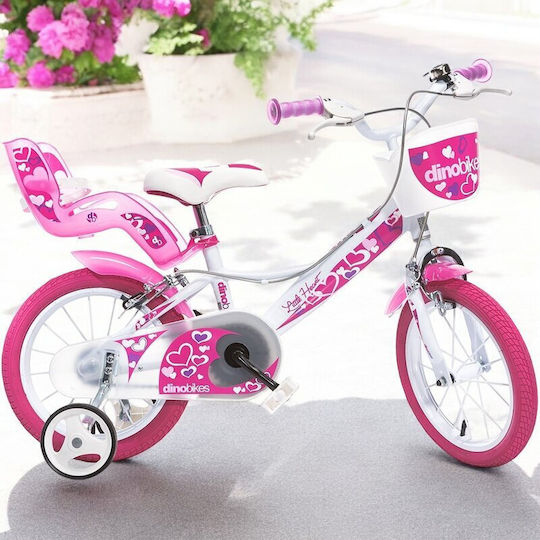 Dino Bikes Bicicletă Copii 14" BMX Multicoloră