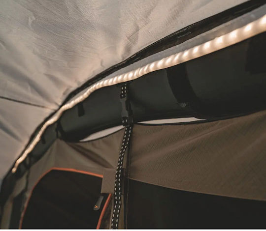 Easy Camp Kullen 6 Air Camping Tent Brown 3 Seasons for 6 People 600x380x200cm