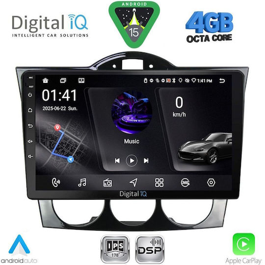 Digital IQ Ηχοσύστημα Αυτοκινήτου για Mazda RX-8 2001-2008 (Bluetooth/USB/WiFi/GPS/Apple-Carplay/Android-Auto) με Οθόνη Αφής 9"