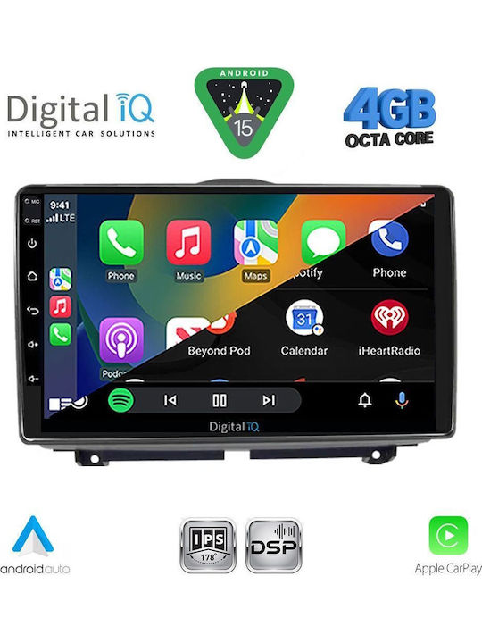 Digital IQ Автомобилна Аудио Система за Lada Granta 2012-2026 (Bluetooth/USB/WiFi/GPS/Apple CarPlay/Android Auto) с Touch Screen 9"