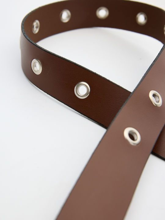 Leather Women's Brown Belt