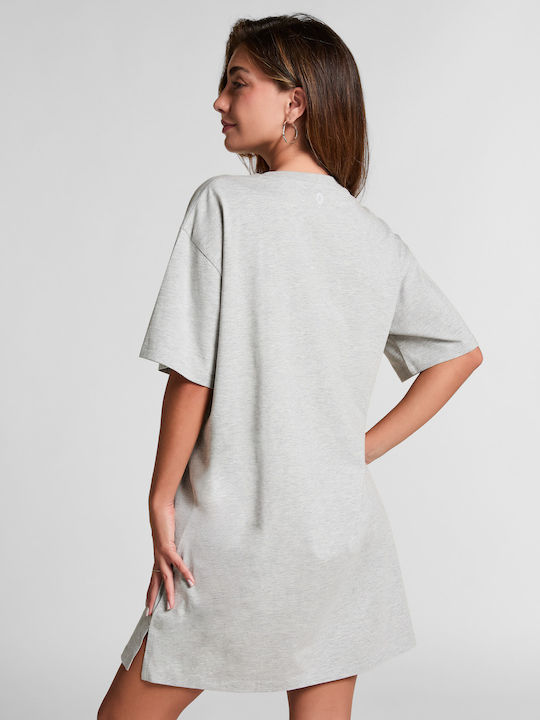 Hunkemöller Sommerliches Damen-Nachthemd Grau