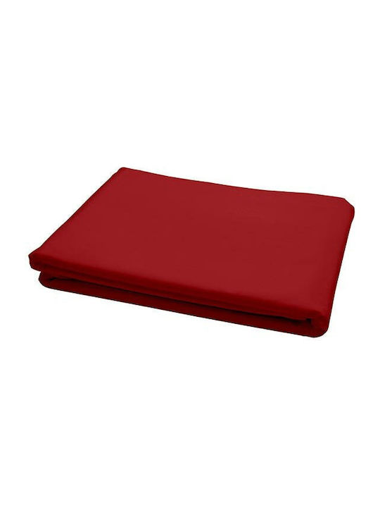 Sunshine Super-Double Bed Sheets Set 235x270cm Red 4 Pieces
