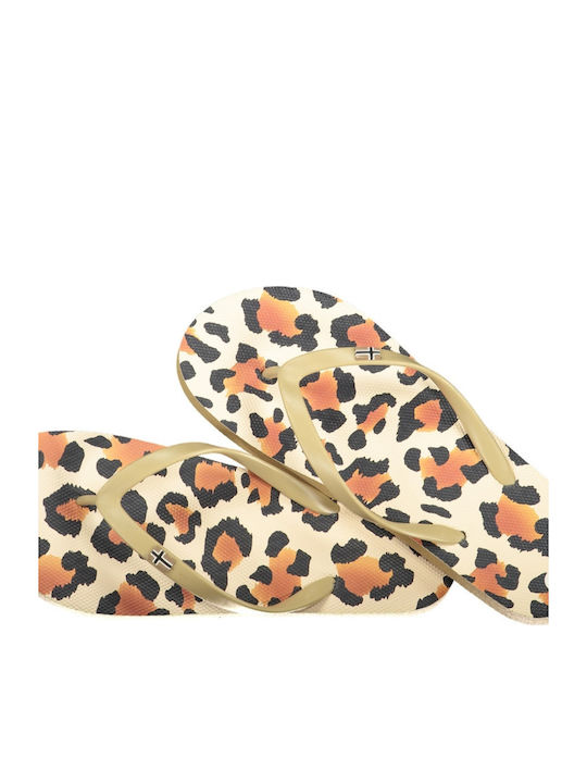 Flip Flops In Gold Colour
