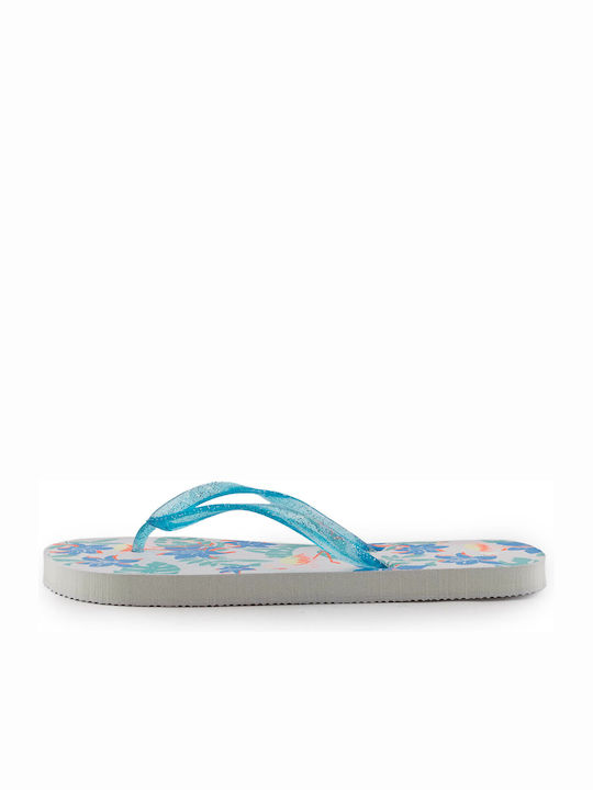 Flip Flops In White Colour