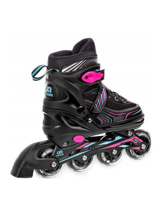 Croxer Optima Inline Αυξομειούμενα Rollers Μαύρα Παιδικά Croxer Optima Inline Αυξομειούμενα Rollers Μαύρα Παιδικά