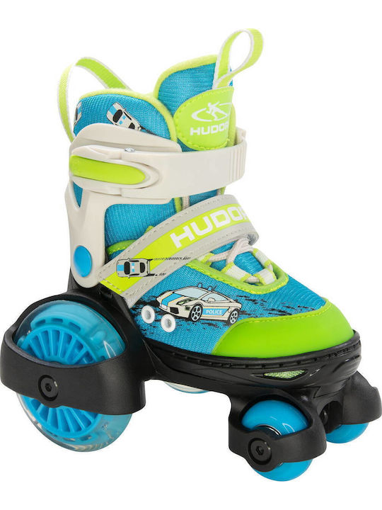 Hudora My First Quad LED Roller Skates Quad Rollers Πράσινα Παιδικά
