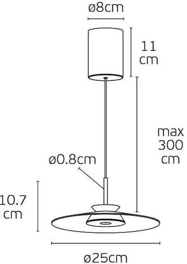 VK Lighting Pendant Ceiling Light