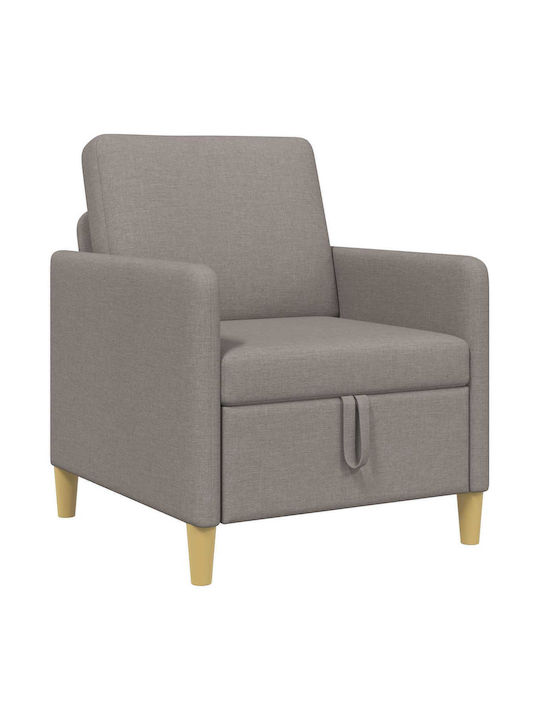 Πολυθρόνα Taupe 72x78x87cm