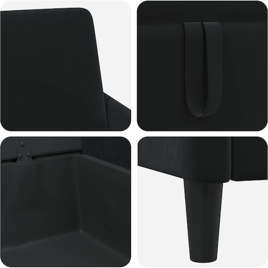 Πολυθρόνα 72x78x87cm Μαύρο