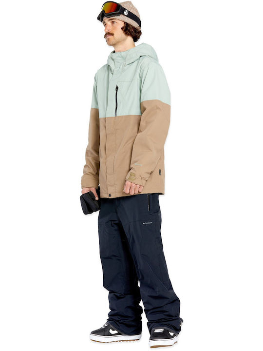 Volcom Agave Men's Gore-Tex Ski & Snowboard Jacket Beige G0452502-AGV