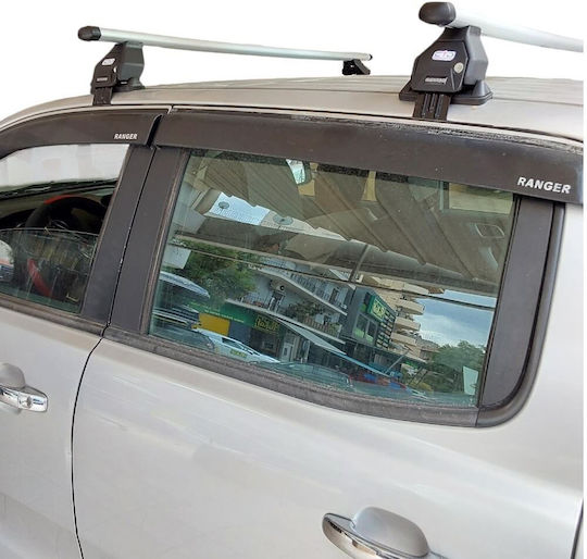 Menabo Aluminum Car Roof Bars for Ford Ranger 2012-2022 Set with Roof Rack Legs MP.FRANGER.04