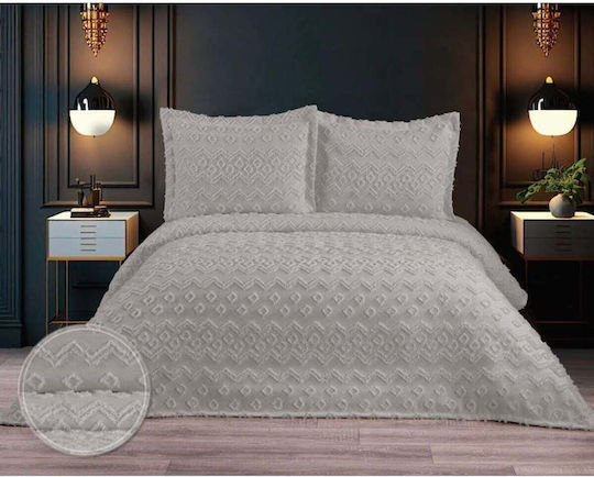 SteweHome Σετ King Size 260x260cm Γκρι