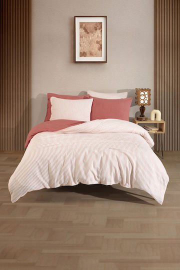 SteweHome Σετ Διπλή 200x220cm Ριγέ
