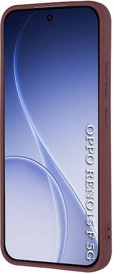 Techsuit Purple Silicone Back Cover (Oppo Reno15 F)