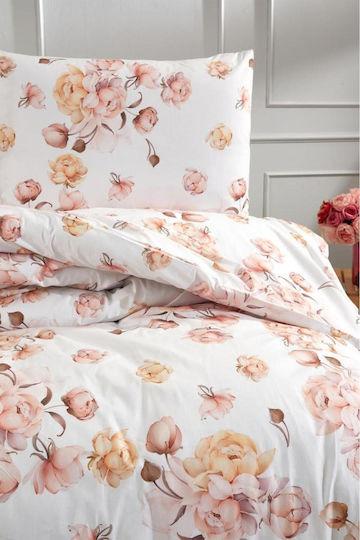 SteweHome Set Huse Pentru Pilote 100% Bumbac 200x220cm Dublu Cu 2 Fețe De Pernă Multicolor