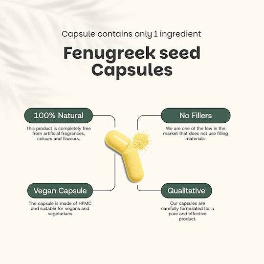 Cupplement Fenugreek Seed Extract 500mg 60 κάψουλες