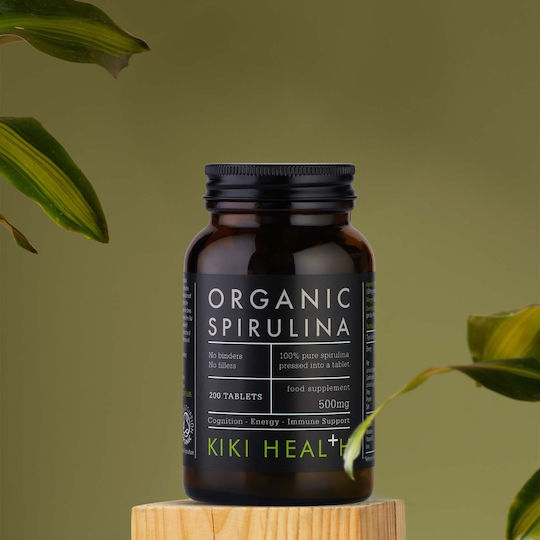 Kiki Health Organic Spirulina 200 ταμπλέτες