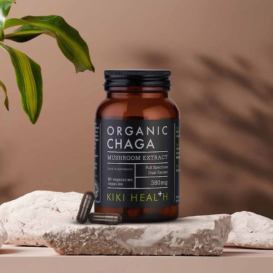 Kiki Health Organic Chaga 380mg 60 φυτικές κάψουλες