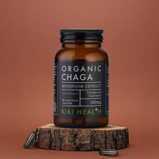 Kiki Health Organic Chaga 380mg 60 φυτικές κάψουλες