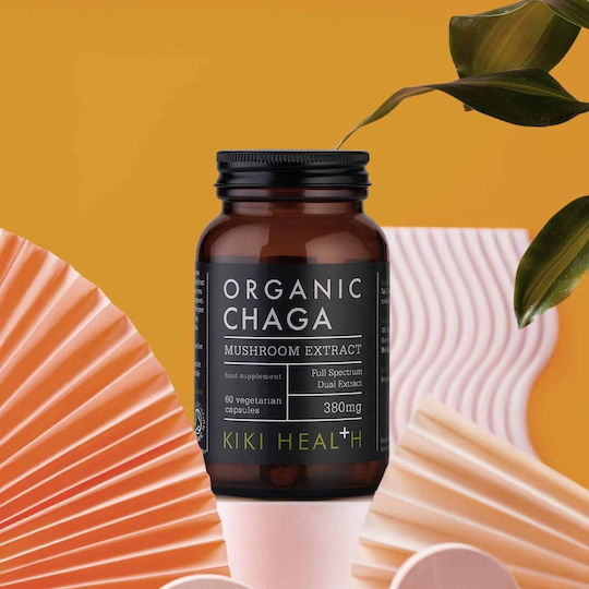 Kiki Health Organic Chaga 380mg 60 φυτικές κάψουλες