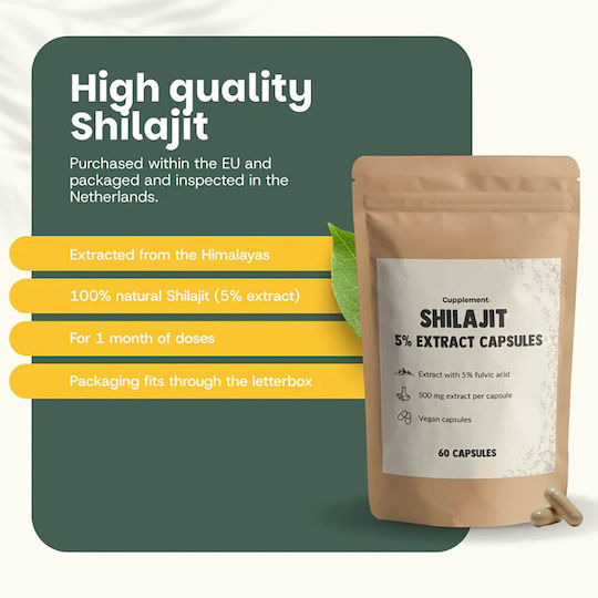 Cupplement Shilajit Extract 60 κάψουλες Natural