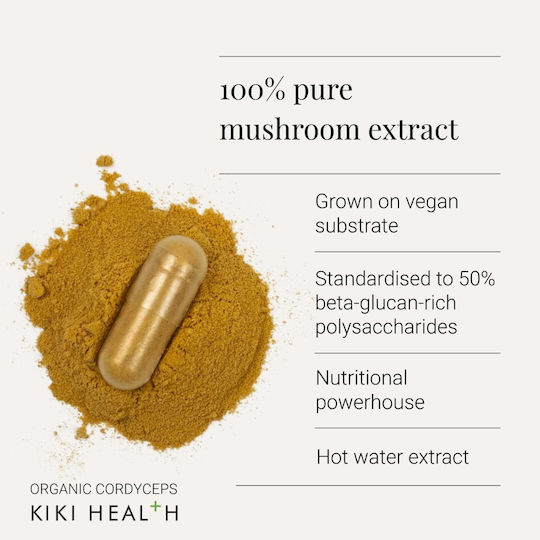 Kiki Health Organic Cordyceps 400mg 60 φυτικές κάψουλες
