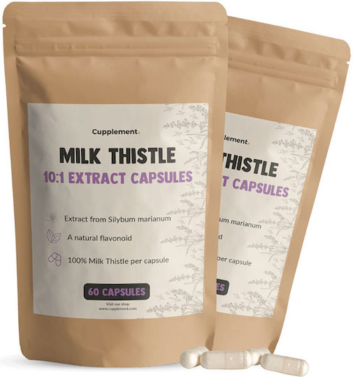 Cupplement Milk Thistle Extract 500mg 60 Capsules