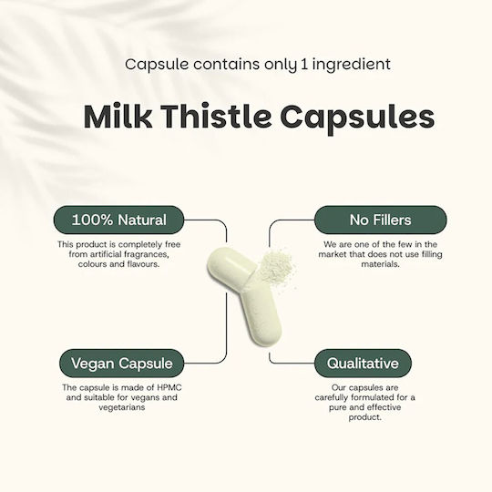 Cupplement Milk Thistle Extract 500mg 60 Capsules