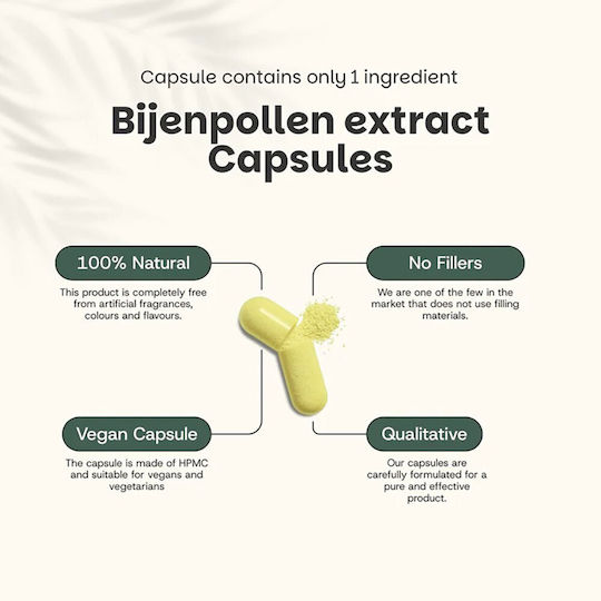 Cupplement Bee Pollen Extract 500mg 60 κάψουλες