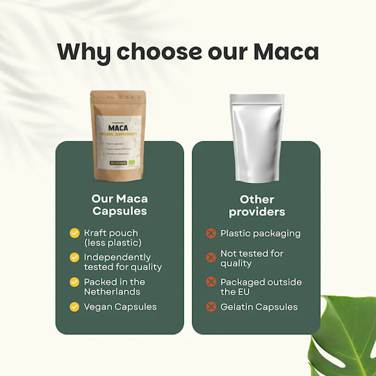 Cupplement BIO Maca 500mg 100 κάψουλες